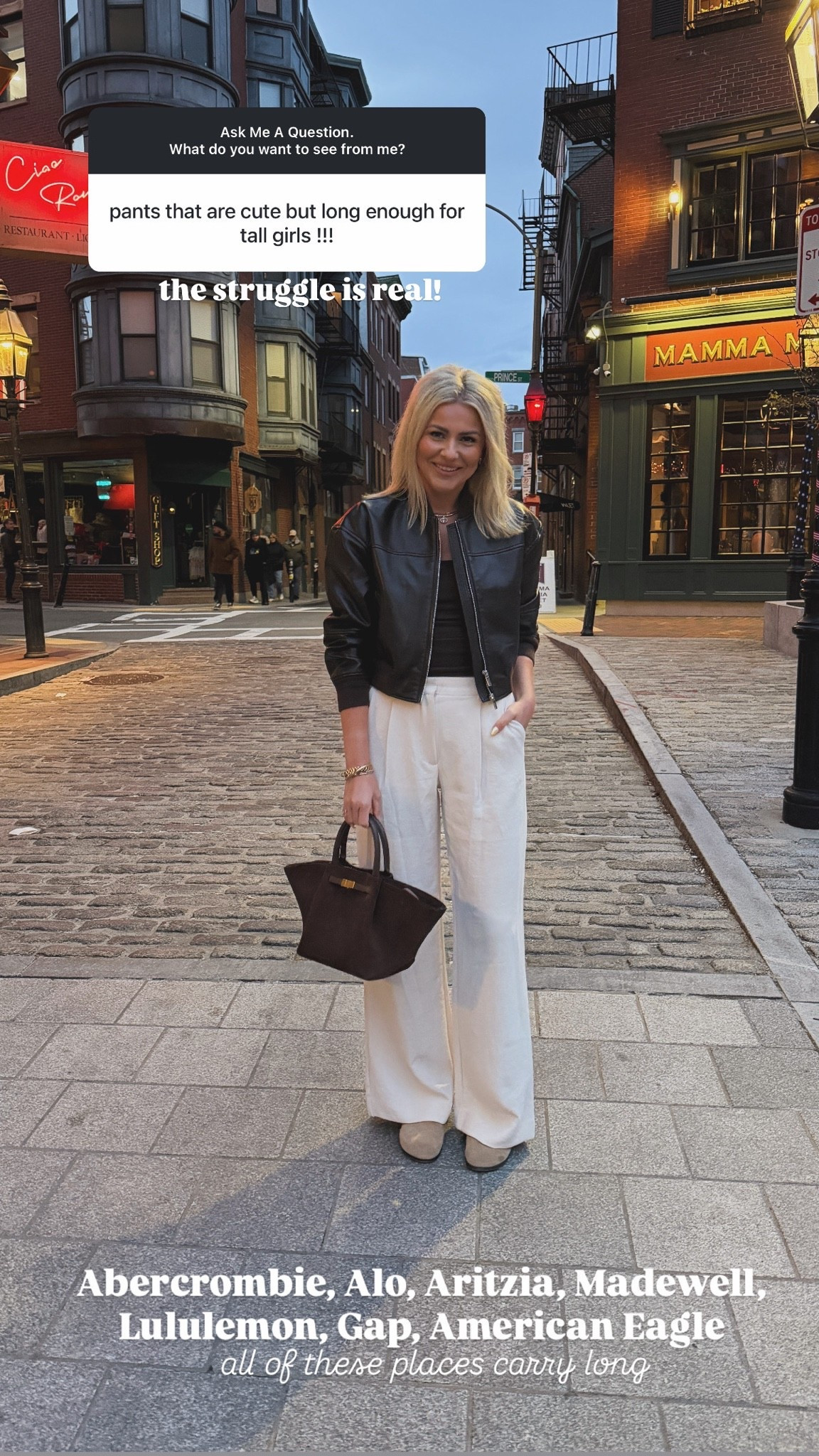 Long pants options