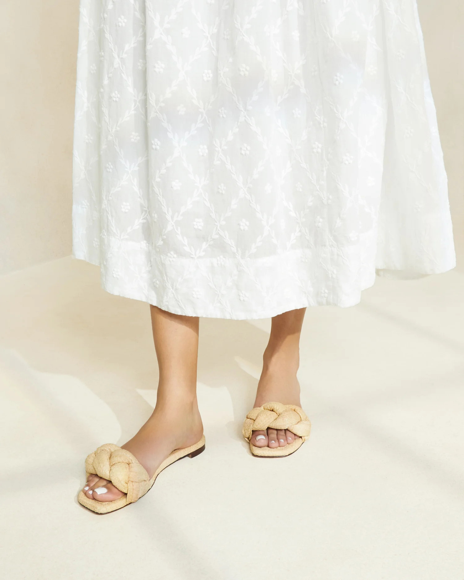 Joanna Natural Braided Sandal | Loeffler Randall