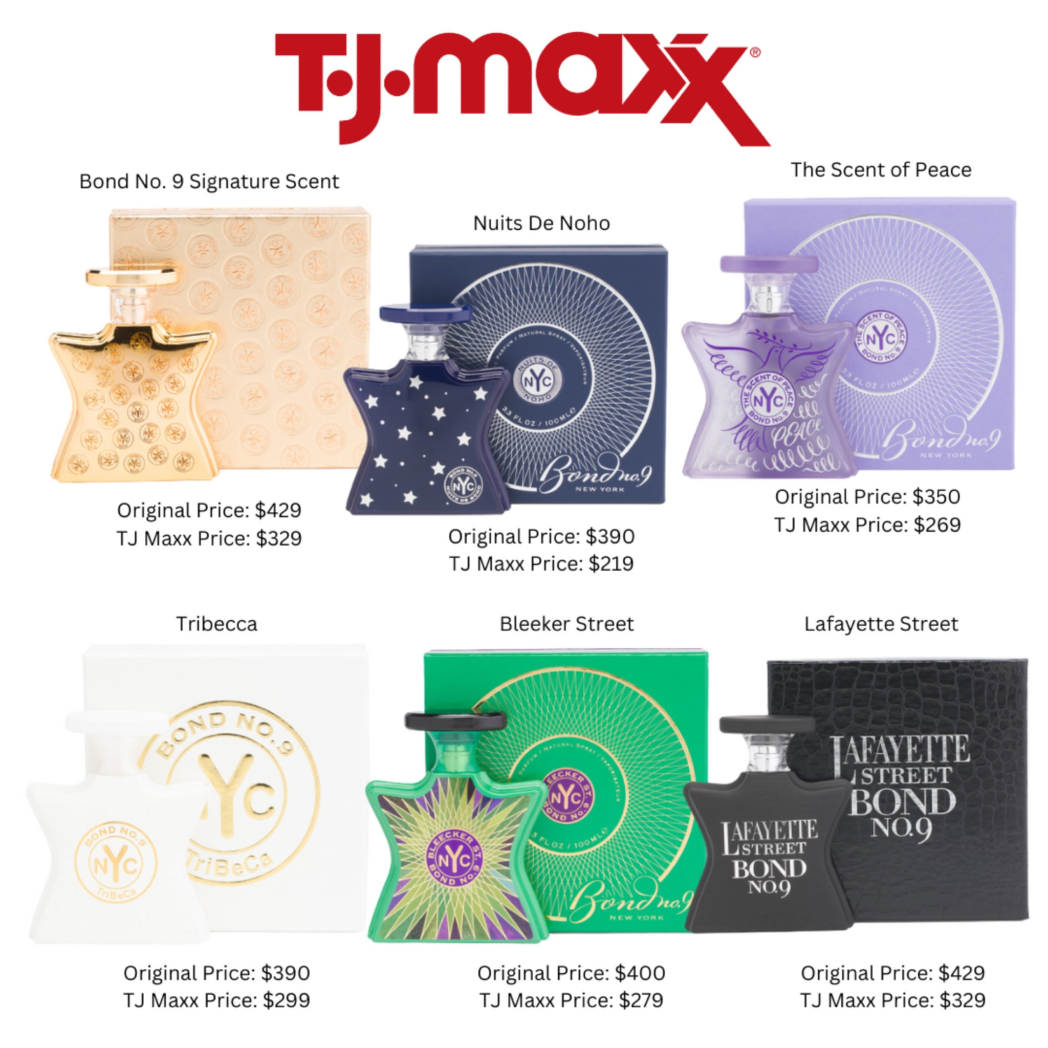 Can I just tell y’all I was SHOOK when I saw the selections of Bond No. 9 perfume at TJ MAXX? These are some major savings on incredible scents. Don’t walk…. Runnnn. 

#TJMAXXFIND #tjmaxx #stealsanddeals #bondno9 #perfume #savings #discounts

#LTKGiftGuide 

#LTKsalealert #LTKFind