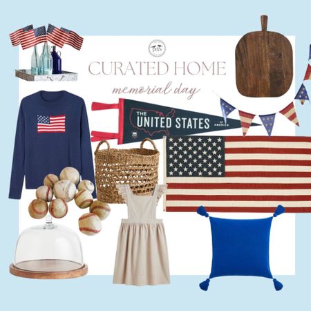 USA 🇺🇸 decorate with patriotic pride to take you from Memorial Day to Labor Day! 

#LTKFindsUnder100 #LTKHome #LTKSeasonal