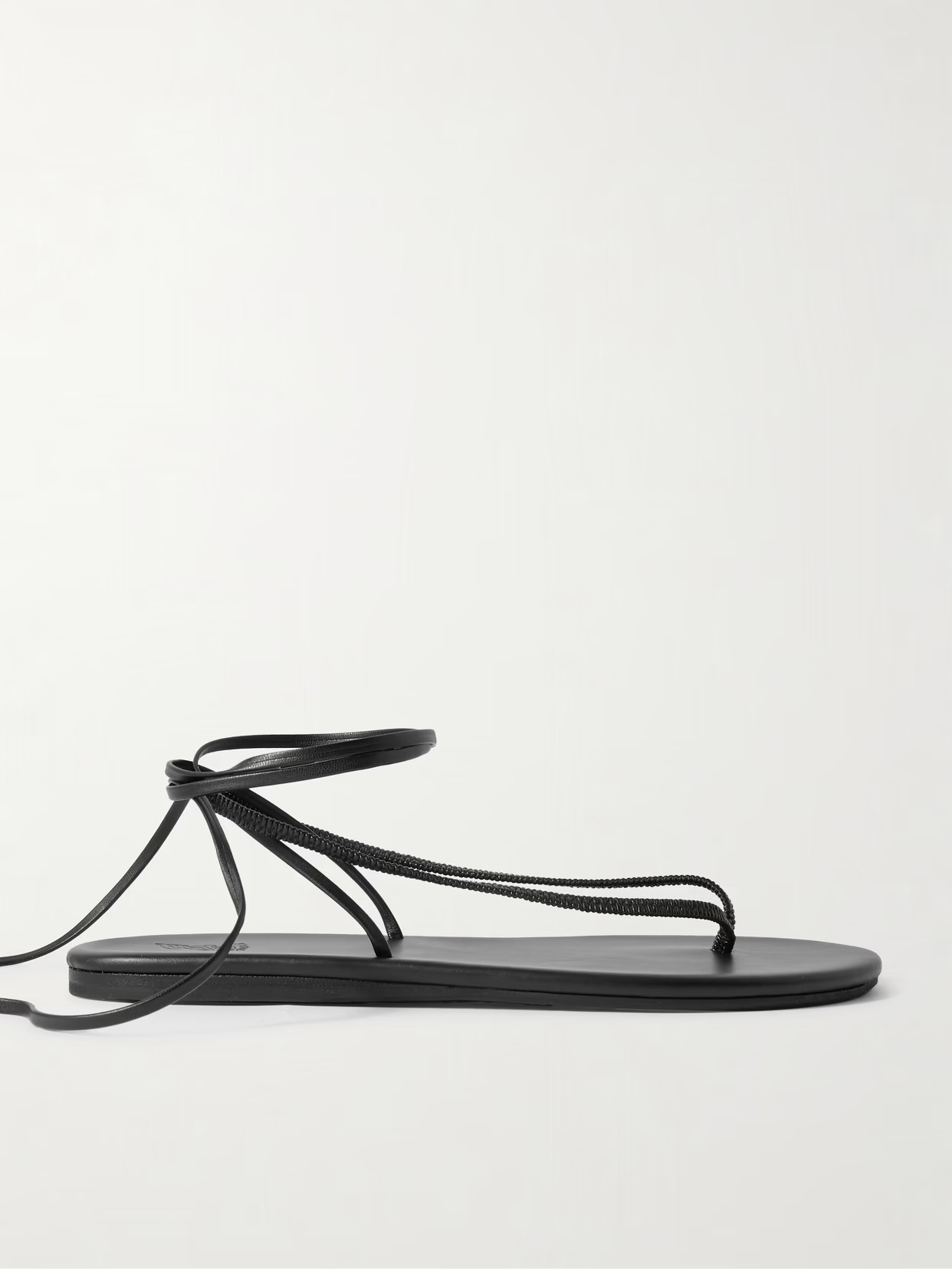 Ancient Greek Sandals - Sfendoni Sandals - Black | NET-A-PORTER (US)