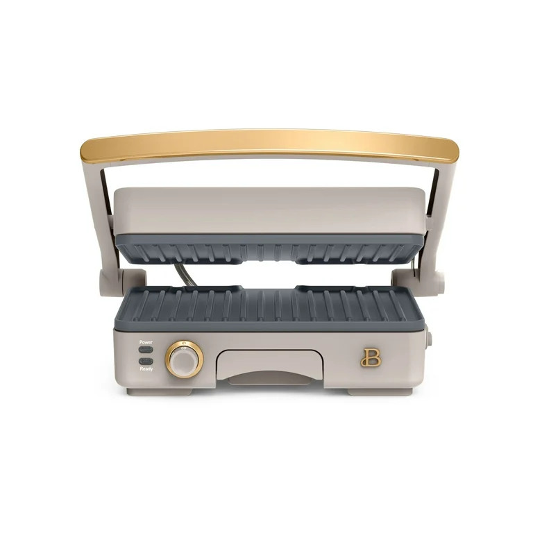 Beautiful 2-in-1 Panini Press & Grill with Detachable Plates, Porcini by Drew Barrymore | Walmart (US)