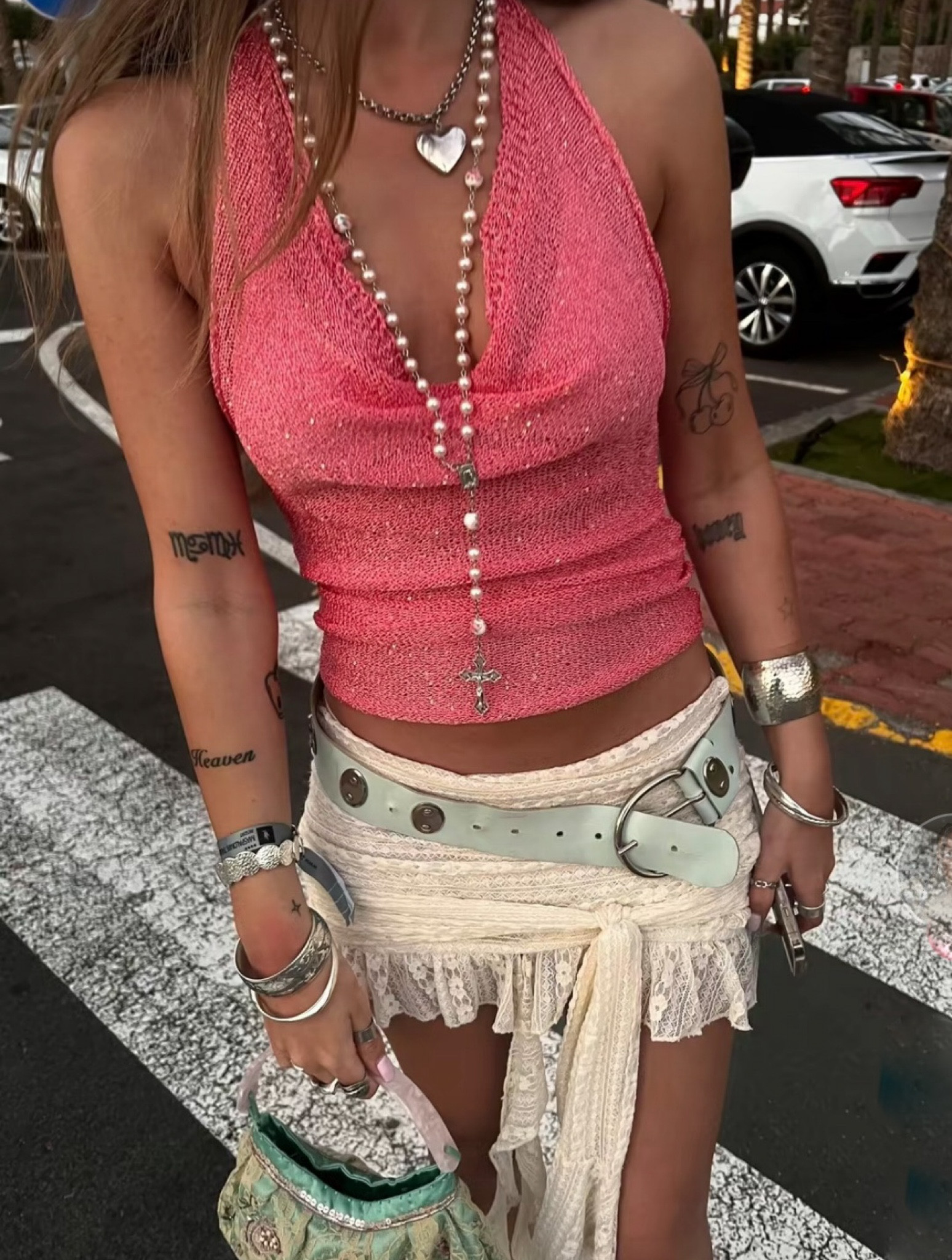 Pink cowl neck top and frill mini skirt 

#festivaloutfit
#summeroutfit
#holidayoutfit
#ibizaoutfit
#beachoutfit

#LTKsummer #LTKstyletip #LTKeurope