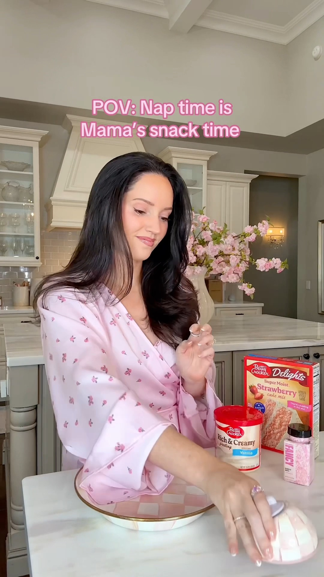 Turning this box mix into the strawberry almond cake of my dreams! Added a few KEY INGREDIENTS to make this taste just like it’s from a bakery. Definitely a recipe worth saving 💗

To the @bettycrocker box mix, I added:
✨ 1 tsp almond extract
✨ ½ cup sour cream
✨ Milk instead of water
✨ 1 extra egg
✨ oil like the box calls for 

Inspo @fancysprinkles 💗✨

#strawberrycake #easyrecipes #cakerecipe #cakerecipes #bakingrecipes

#LTKfoodie #LTKmomlife #LTKselfcare