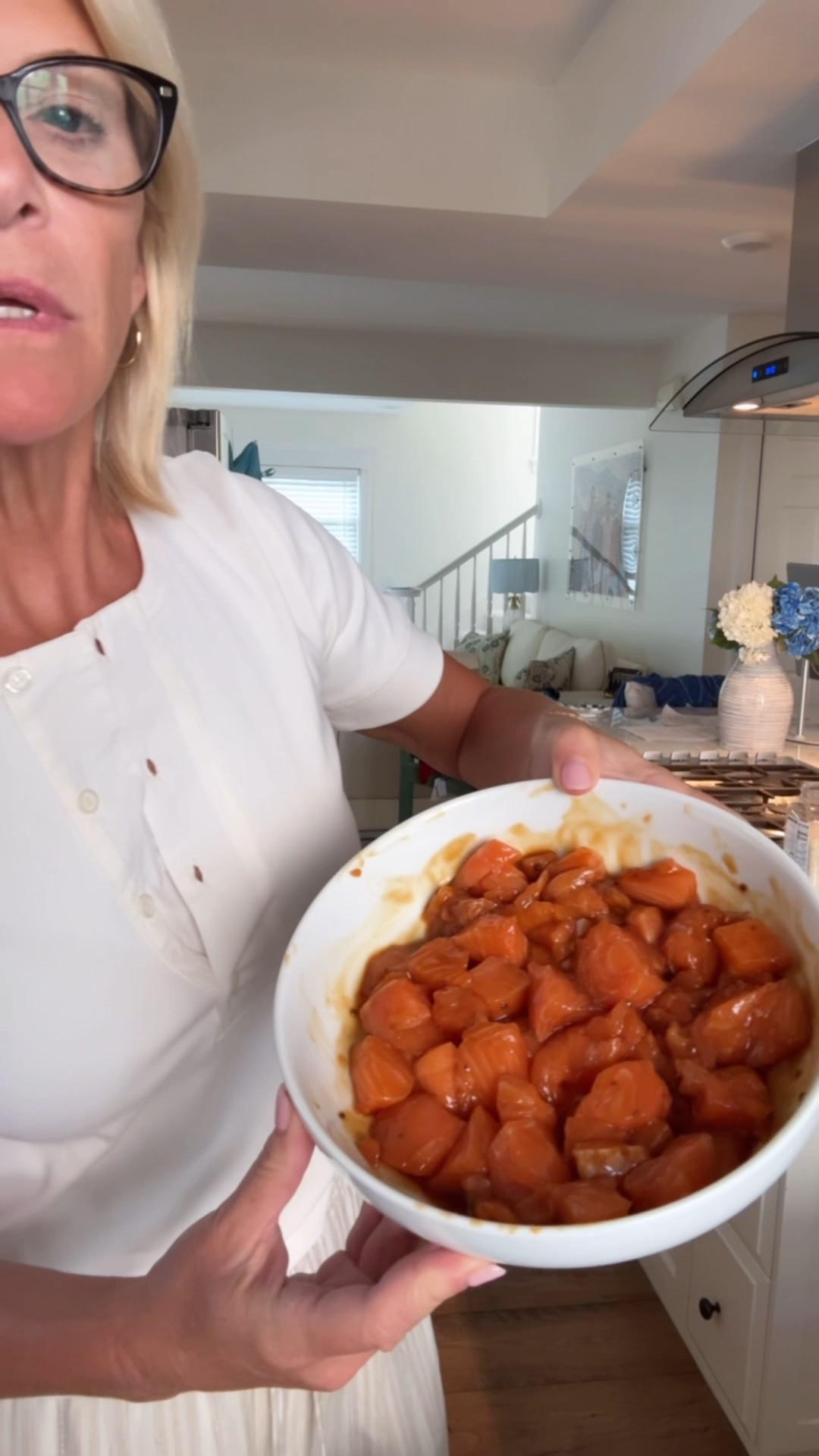 Yummy salmon bowls using Stonewall kitchen sauce!  Comfy outfit too from Zara!

#LTKootd #LTKOver40 #LTKfoodie