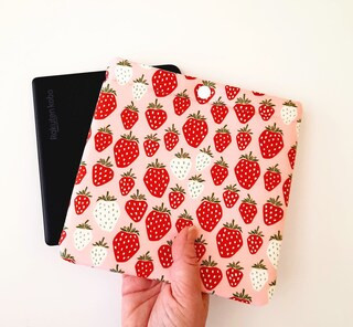 Kobo Sleeve, Padded Kobo Case With Snap For Libra 2, Libra Color, Other Kobo Models, Bookish Pouch, Strawberry Kobo | Michaels Stores
