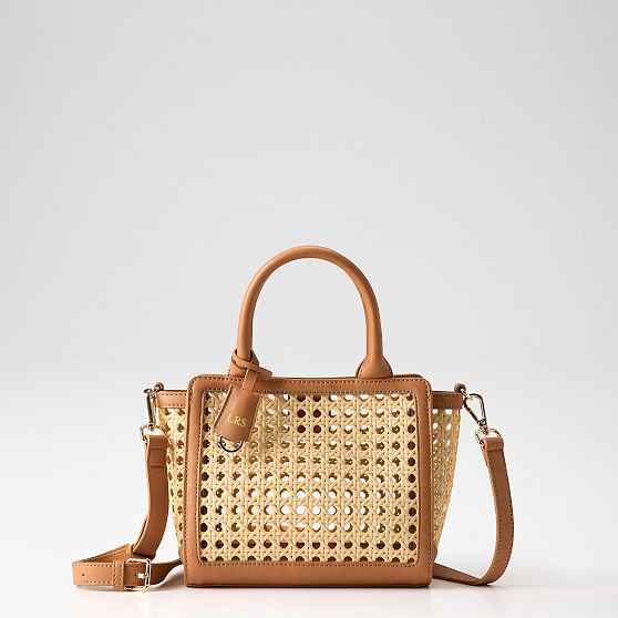 Waterproof Caning Mini Tote Crossbody | Mark and Graham