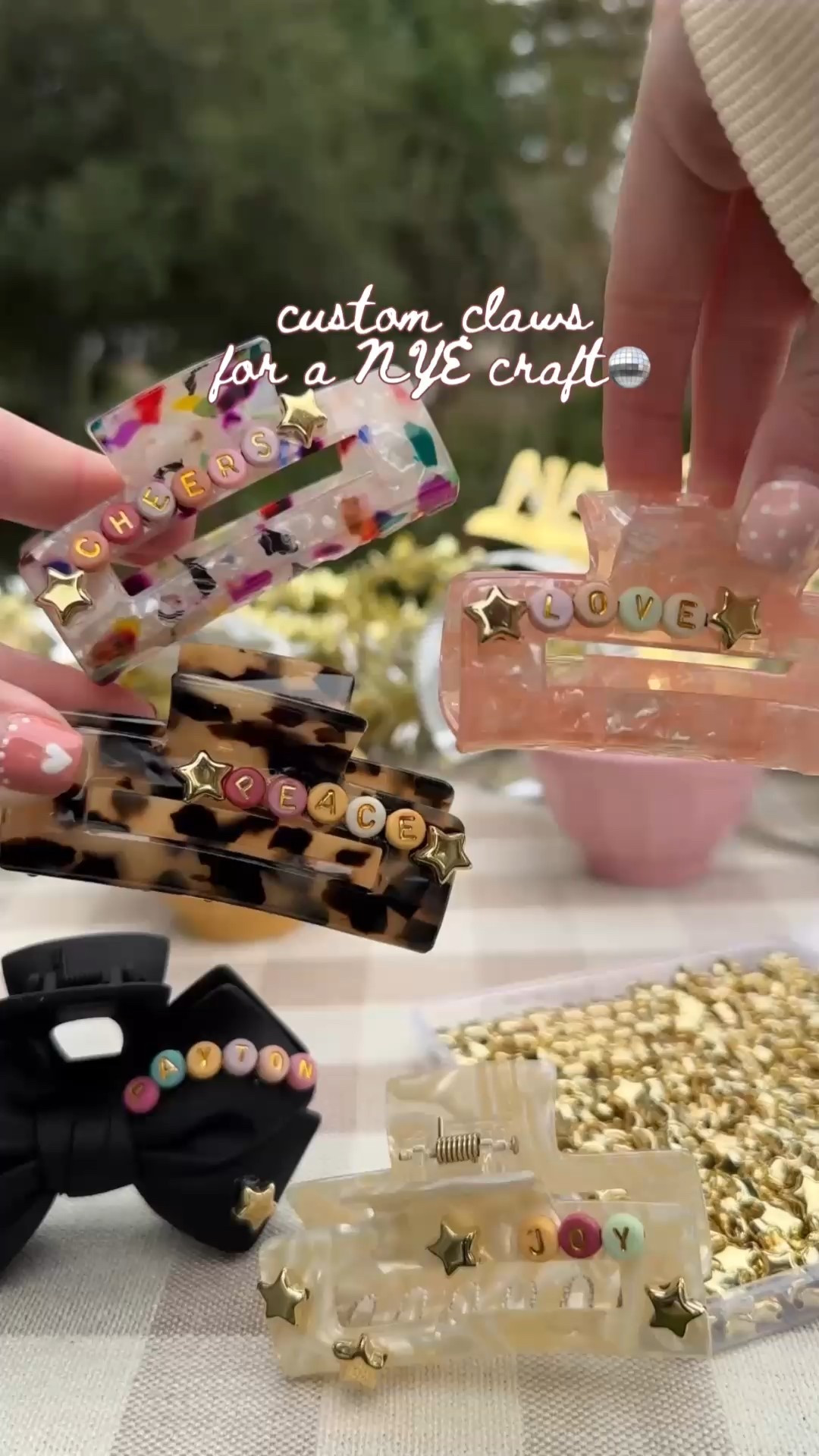 These are always a hit! Lay out claw clips and beads and let people customize their own. Be sure to use this glue with precision tips for best results! 🎀🪩✨💕

#LTKSeasonal #LTKHoliday #LTKGiftGuide
