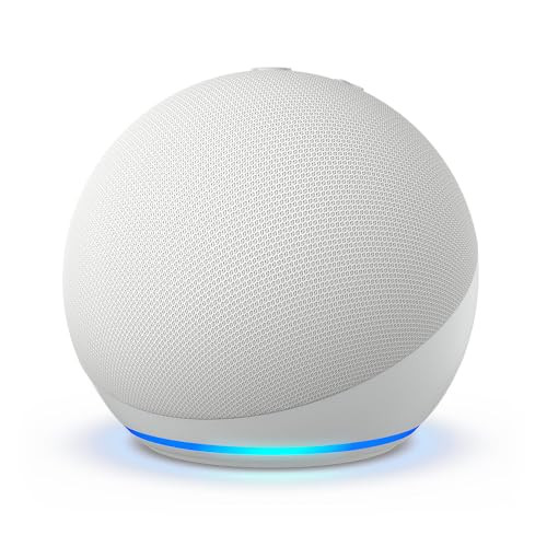 Amazon Echo Dot (newest model), With bigger vibrant sound, helpful routines and Alexa, Glacier White | Amazon (US)