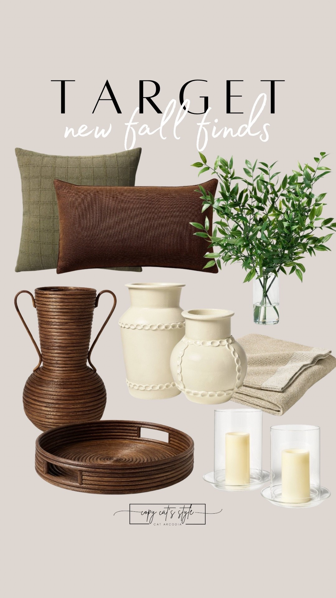 Fall home decor from Target. Fall pillows, fall vases, trays, and more

#LTKSeasonal #LTKHome