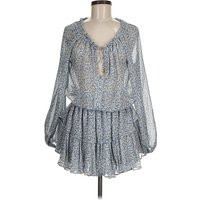 LoveShackFancy Casual Dress - Popover: Blue Paisley Pattern Dresses - Used - Size Medium | ThredUp (US)