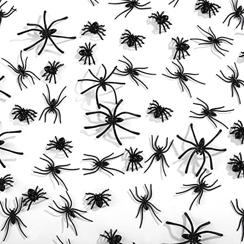 Amazon.com: Civaner 3 Sizes 120 Pieces Plastic Spiders Small Plastic Spiders Fake Tiny Spiders Te... | Amazon (US)