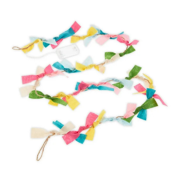 Holiday Time Christmas 6-feet Fabric Garland | Walmart (US)