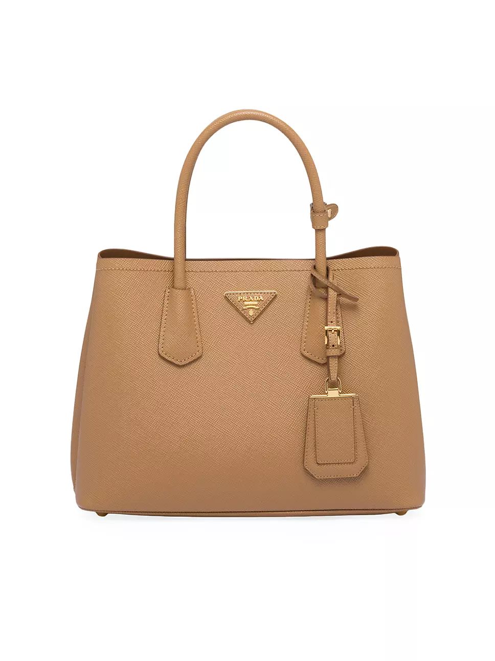 Prada Small Saffiano Leather Double Bag | Saks Fifth Avenue