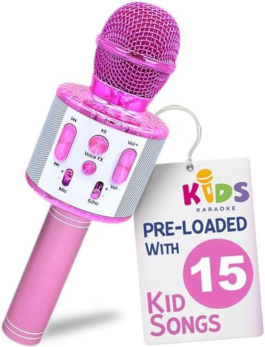 Move2Play, Kids Karaoke Microphone | Includes Pre-Loaded Songs & Bluetooth | Kids Birthday Party ... | Amazon (US)