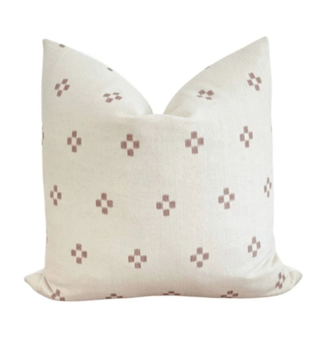Phoenix Pillow Cover| Handblocked Pillow Cover | Neutral Home Decor | Boho Home Decor | Decorativ... | Etsy (US)