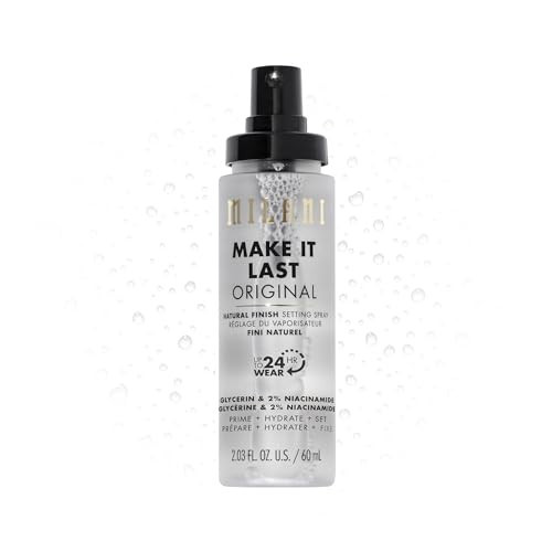 Milani Setting Spray + Primer, Make It Last Original - Natural Finish with Niacinamide for Hydration, Setting Spray for Makeup and Face Primer, 3-in-1 Prime + Hydrate + Set, 2.03 Fl. Oz | Amazon (US)