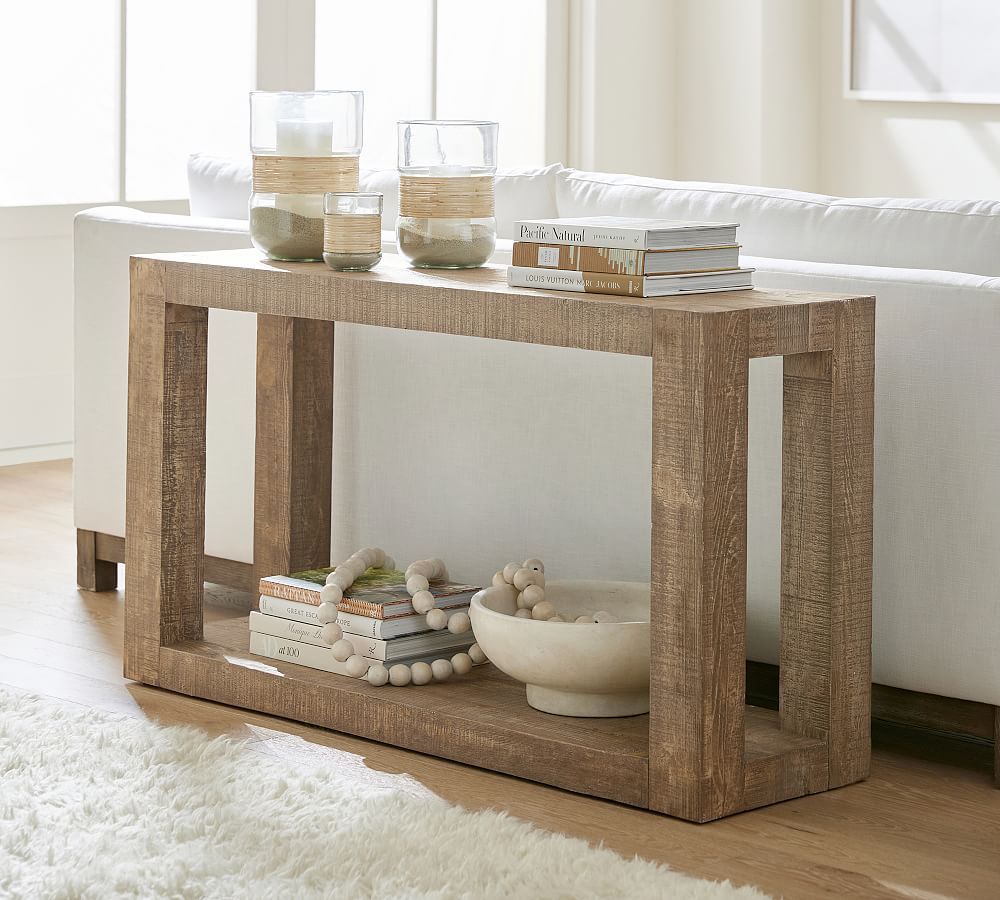 Palisades Reclaimed Wood Console Table | Pottery Barn (US)