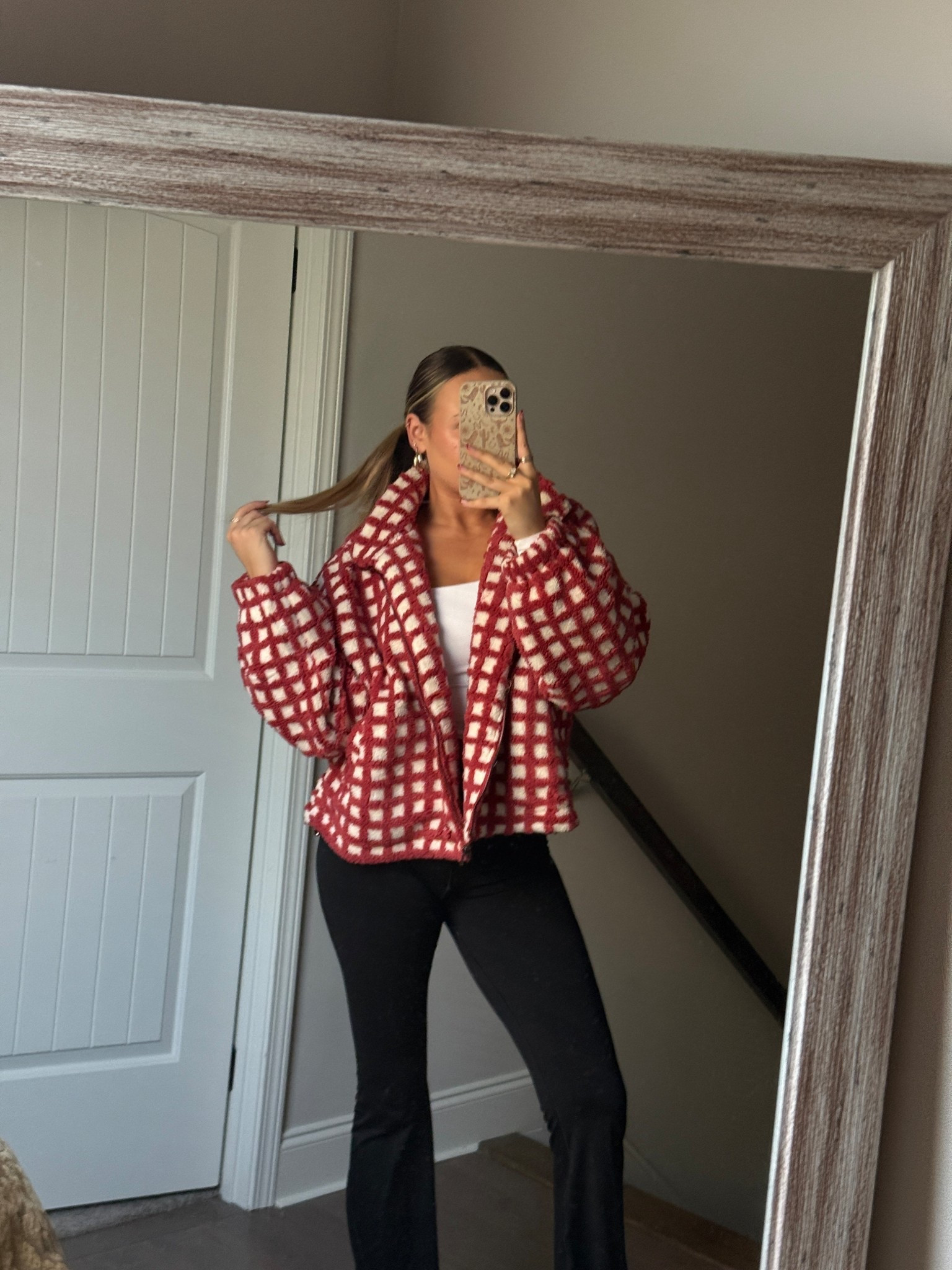 Jacket from @ShopColorCollective on Instagram! Top from Altar’d State. Leggings from Aerie! Linking similar so you can copy my look! 🔗✨

#LTKdayinmylife #LTKSeasonal #LTKHoliday