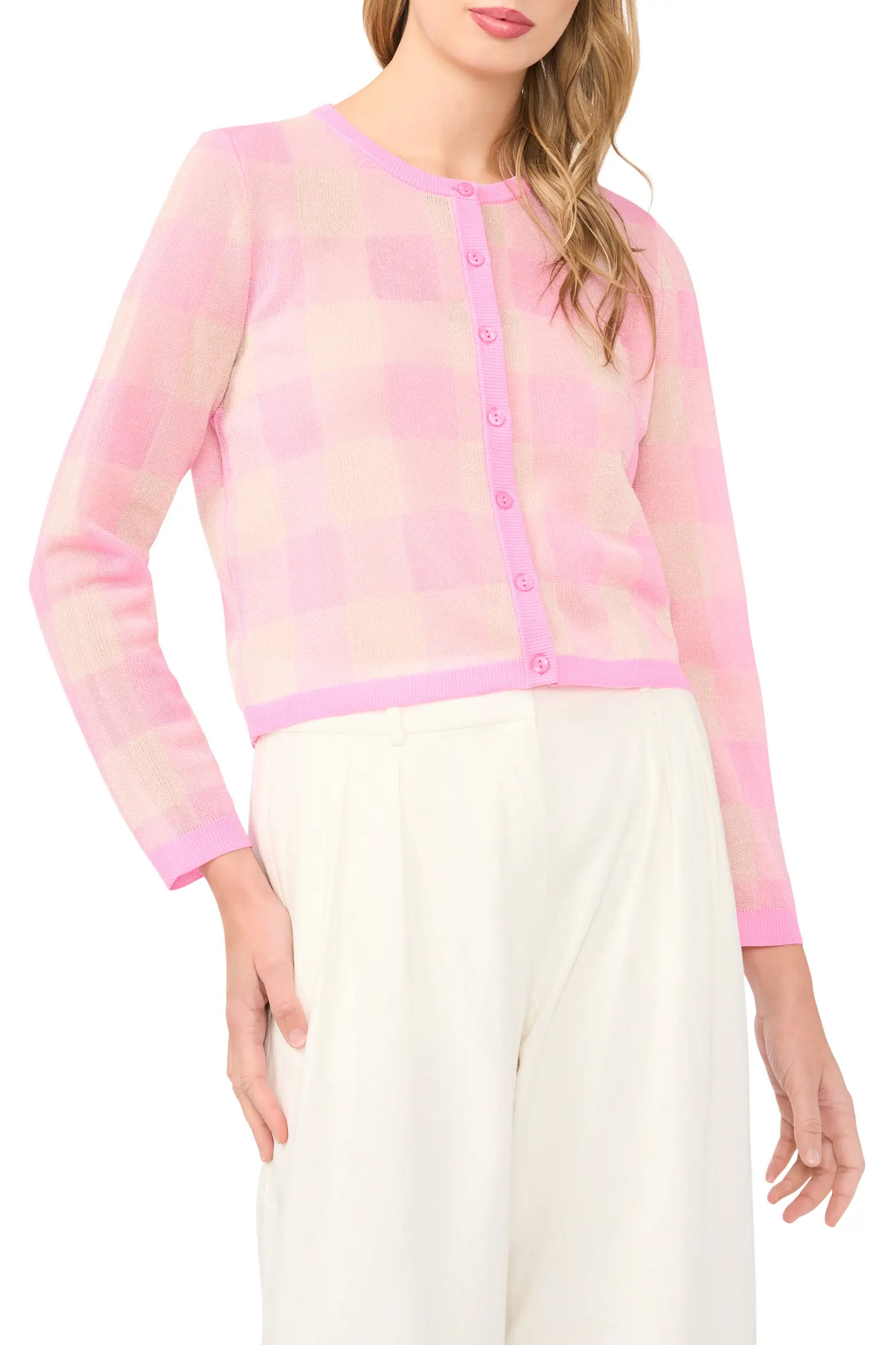 Ted Baker Gracie Plaid Cardigan (Women) | Nordstrom | Nordstrom