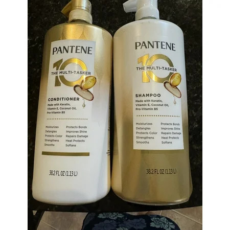 Pantene 10-in-1 Multitasker Shampoo & Conditioner Color Treated 2-Pack 38.2 oz | Walmart (US)