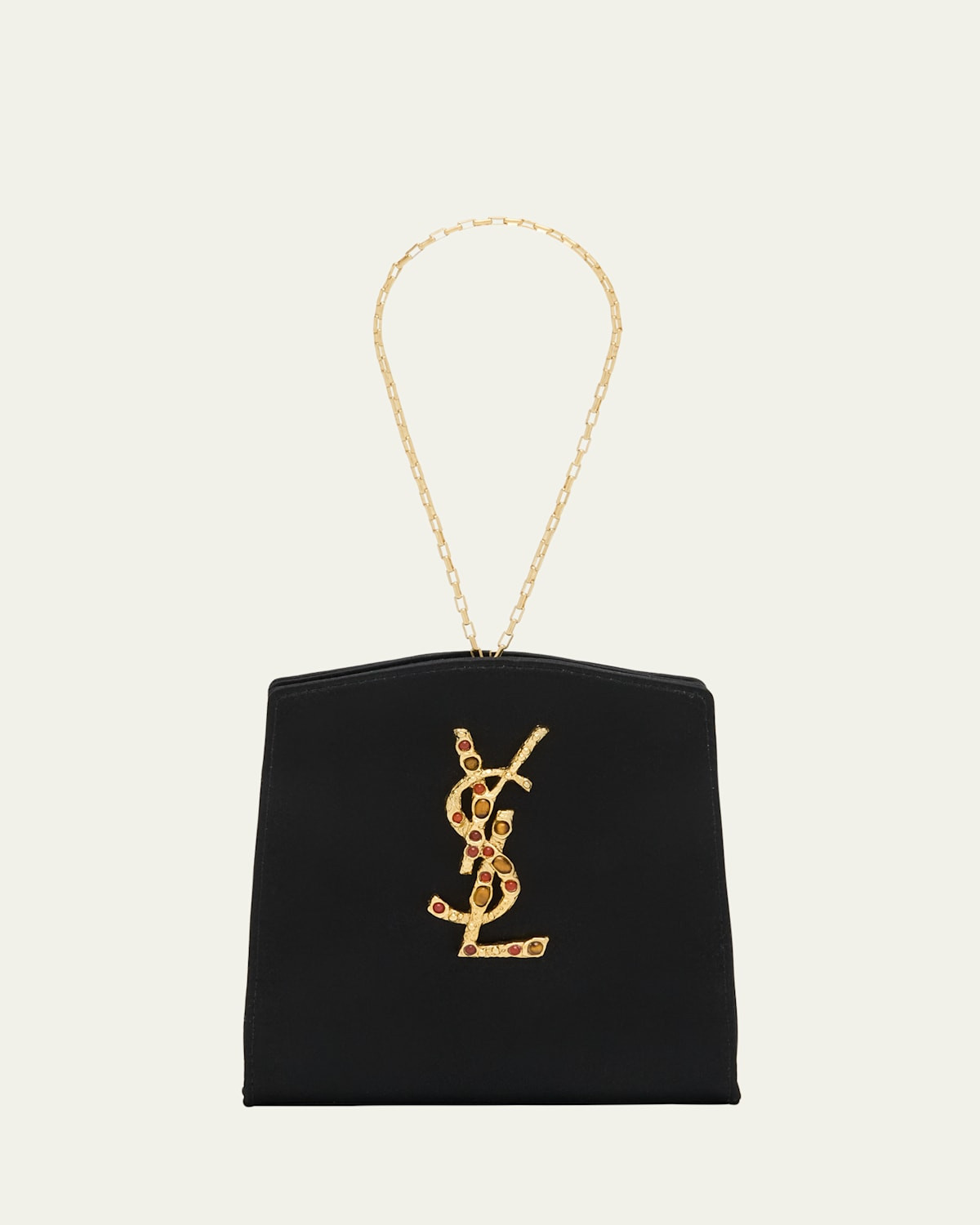 Mini YSL Evening Wristlet in Satin | Bergdorf Goodman