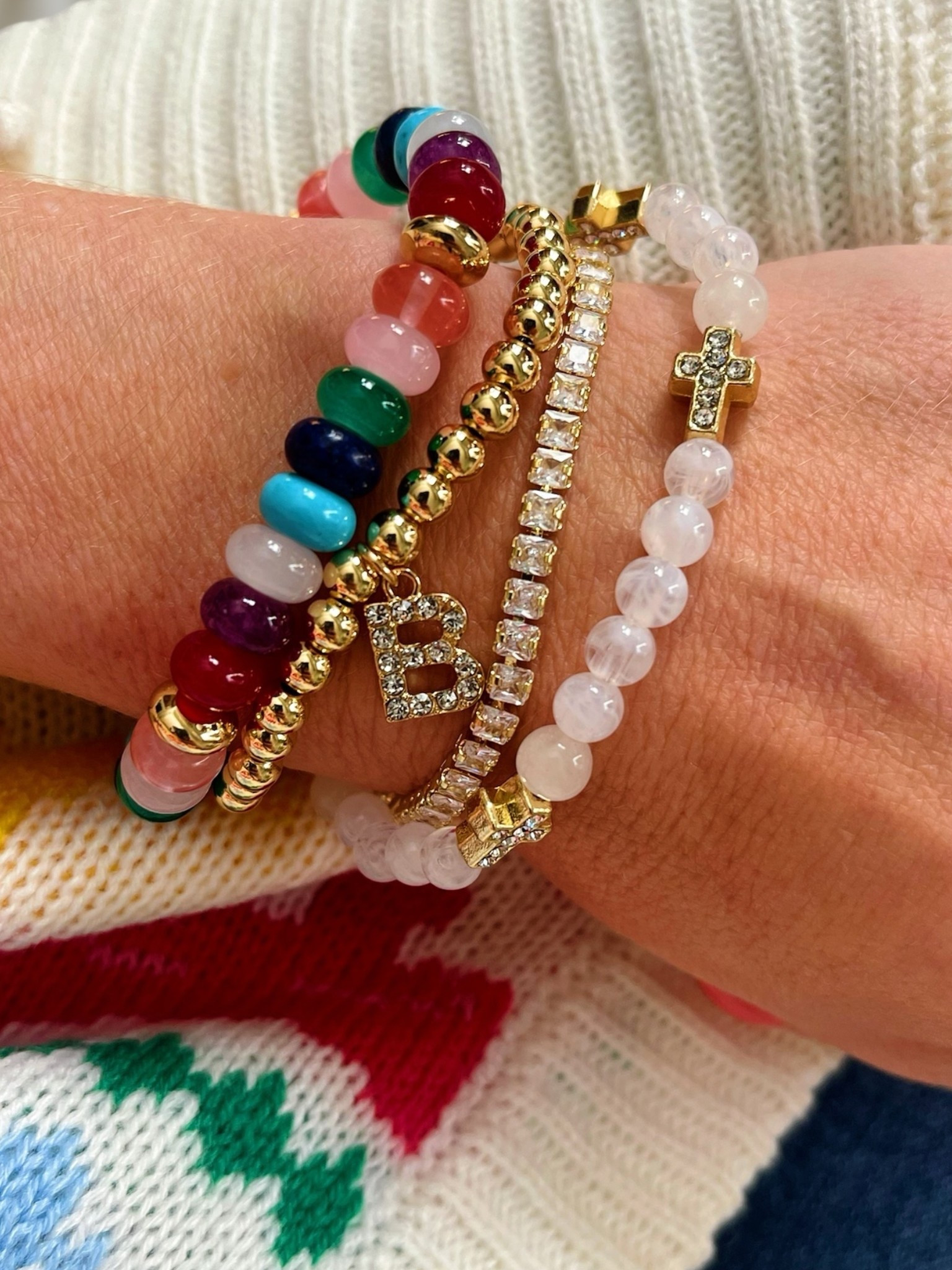✨ BaubleBar $10 Stacking Bracelets — Holiday Arm Party Steal ✨



BaubleBar just dropped their biggest Black Friday deal and these $10 stacking bracelets are too good to pass up! I grabbed a mix of semi-precious, crystal, gold beaded, and the cutest little initial + cross styles. They look so luxe layered together and make the perfect affordable gift, stocking stuffer, or matching mommy-and-me treat. 🎁✨

I’m wearing a mix of the colorful semi-precious beads, the gold ball bracelet, the crystal tennis bracelet, and the white beaded cross bracelet — all linked so you can build your own holiday arm party. 💕💎

Holiday-ready, budget-friendly, and so pretty with sweaters this time of year!

Colorful beaded bracelets • gold stacking bracelets • initial bracelet • cross bracelet • crystal tennis bracelet • BaubleBar gifts • holiday jewelry • stocking stuffer ideas 🎄✨

#LTKSaleAlert #LTKCyberWeek #LTKGiftGuide