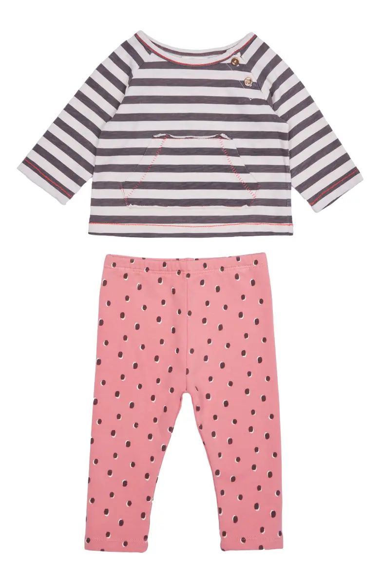 Magnolia Stripe & Dot Shirt & Pants Set | Nordstrom