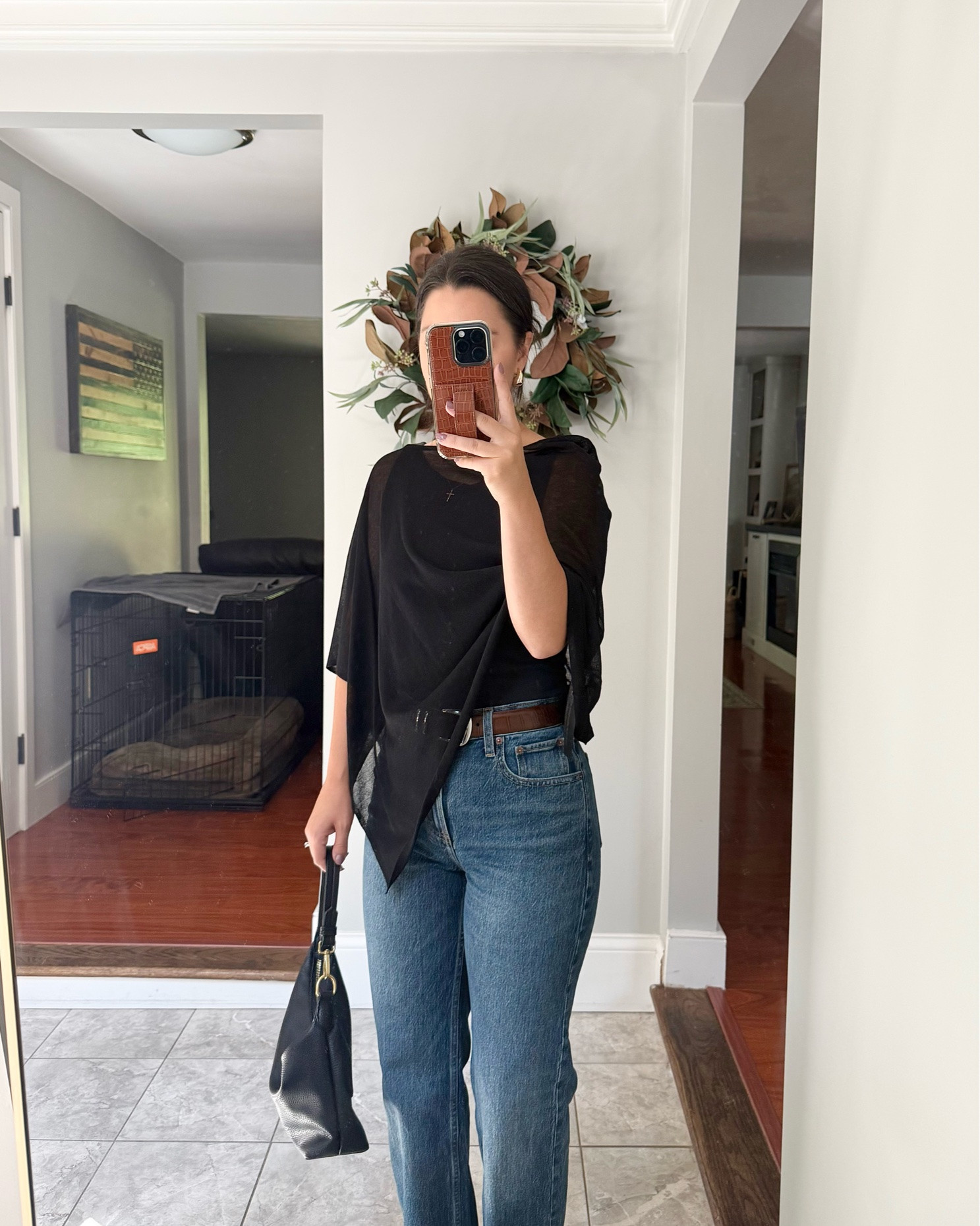 This black cape top is still 30% off with code MNG30! So is everything else at Mango right now! Wearing xs/s, I’m 5ft, 115lbs.

Fall outfits
Date night outfit
Shawl top
Cape top
Elevated casual
Petite outfit
Petite jeans
90s relaxed jeans

#LTKPetite #LTKSaleAlert #LTKSeasonal