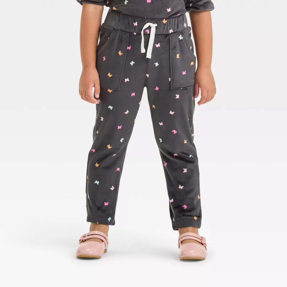 Toddler Girls' Printed Velour Pants - Cat & Jack™ | Target