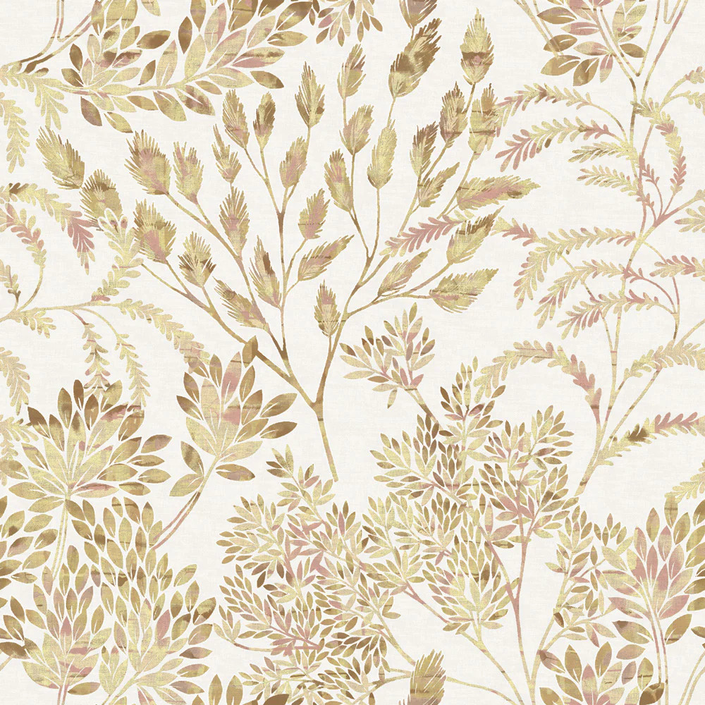 Stencil Foliage Unpasted Wallpaper | Tempaper