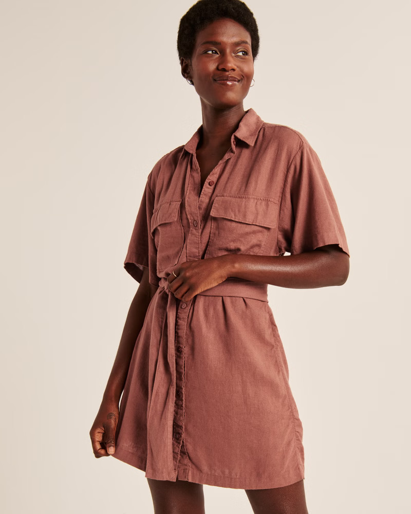 Women's Relaxed Resort Shirt Dress | Women's The A&F Getaway Shop | Abercrombie.com | Abercrombie & Fitch (US)
