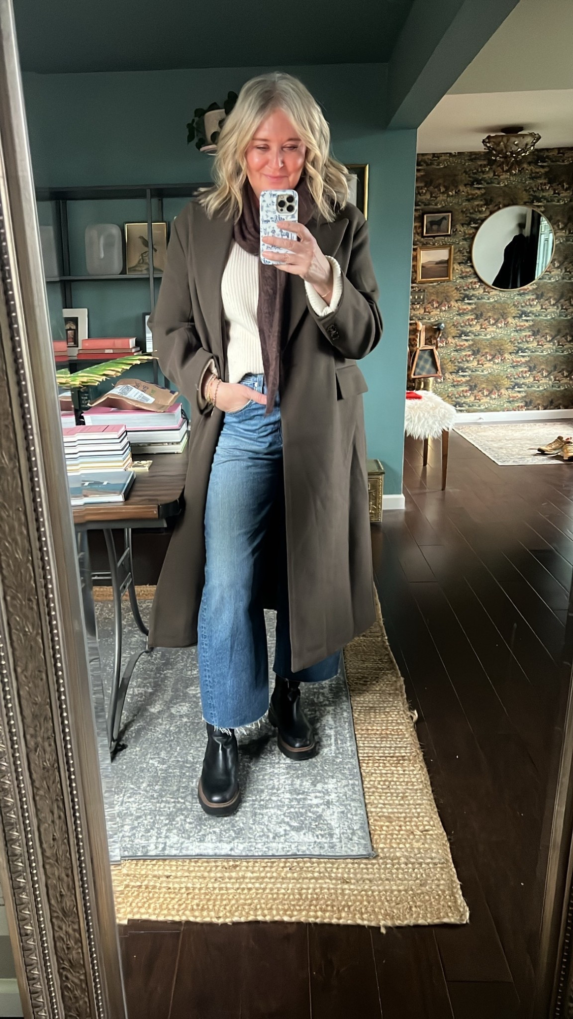 Sunday ootd
Coat size small
Jeans tts
Sweater size medium 

#LTKootd #LTKdayinmylife #LTKOver40