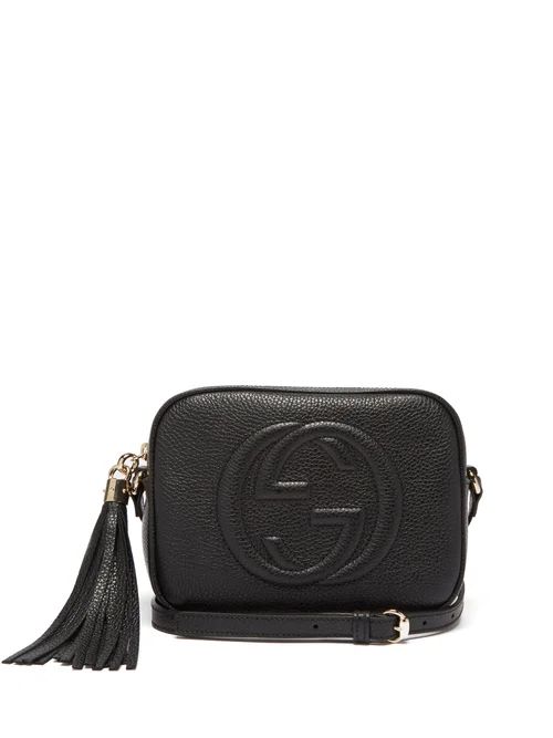 Gucci - Soho Gg Small Leather Cross-body Bag - Womens - Black | Matches (US)