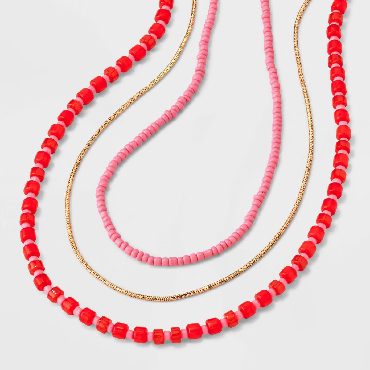 Semi-Precious Quartz Multi-Strand Necklace - Universal Thread™ | Target