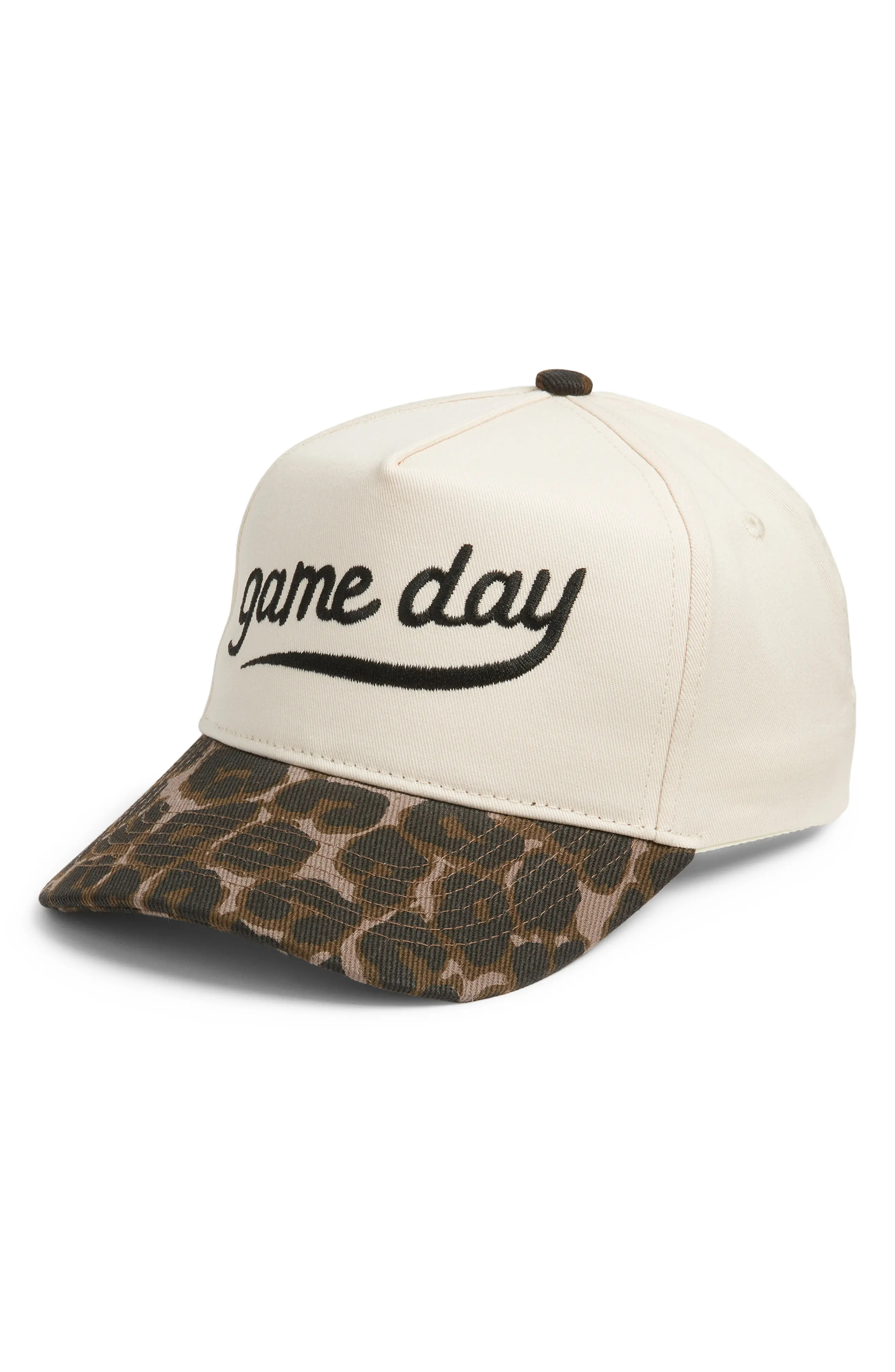 Friday Feelin’ Game Day Leopard Trucker Hat at Nordstrom | Nordstrom
