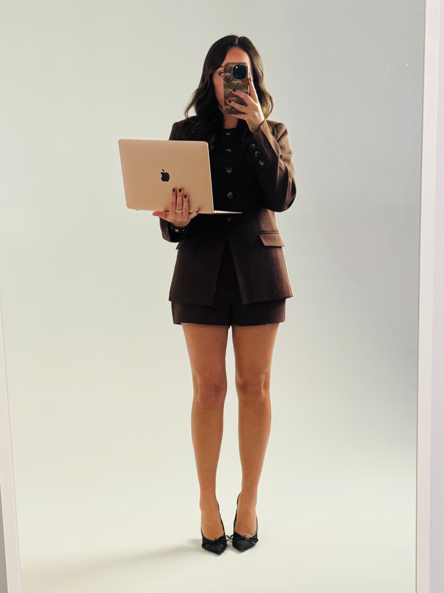 Power suit moment for big things coming!! 😍 Loved wearing this chocolate brown set 🧸🍫

Power suit, chocolate brown, fall ootd, boss, office look 

#LTKStyleTip #LTKWorkwear