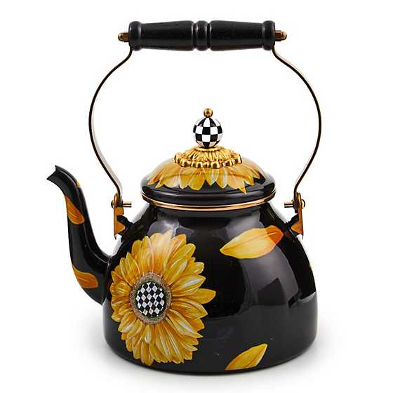 Sunflower 2 Quart Tea Kettle | MacKenzie-Childs