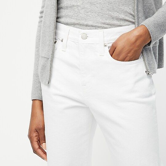 Slouchy boyfriend jean in white | J.Crew US