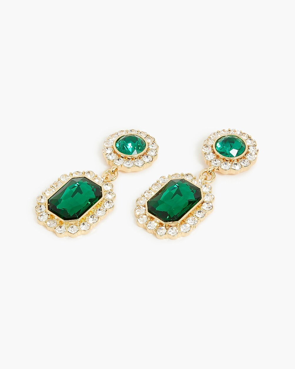 Crystal drop earrings | J.Crew Factory
