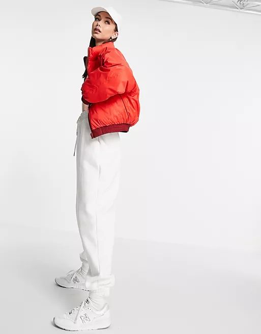 Levi's lydia reversible puffer jacket in red | ASOS (Global)