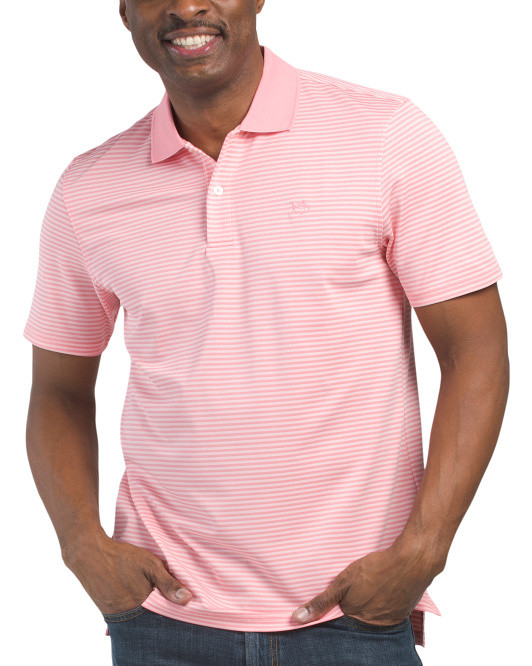 Short Sleeve Frederick Striped Polo | TJ Maxx
