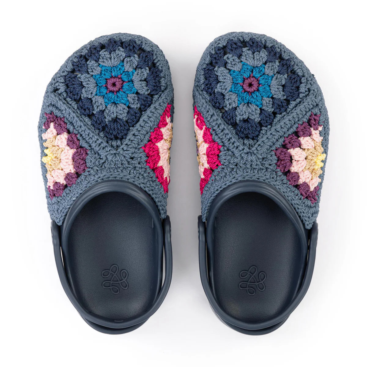 Bolo Clog in Maritime Multi Patch Crochet | The Sak