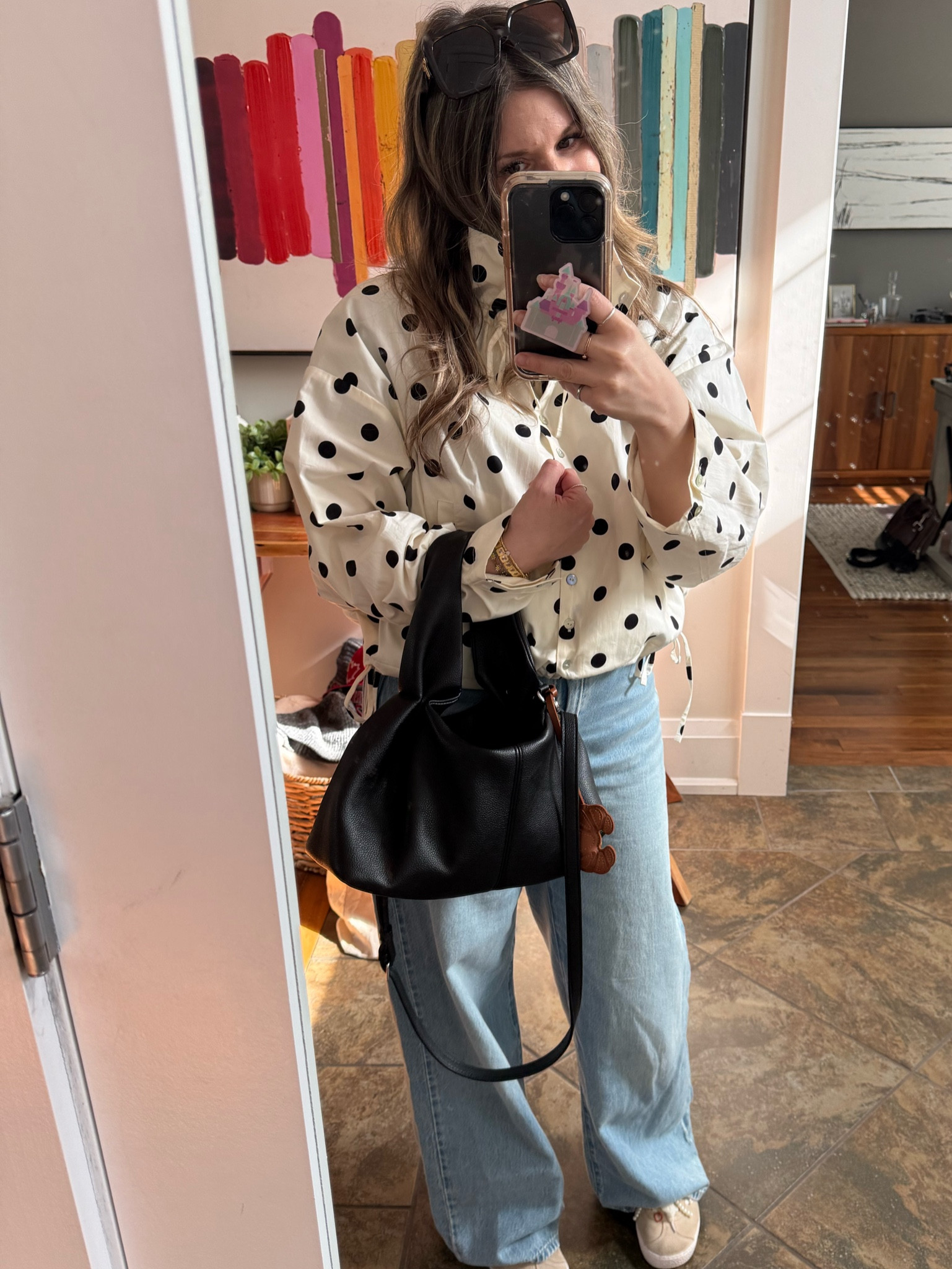 Sized up to 27 in the jeans. My jacket is from Zara which it won’t let me link. So I linked similar here  