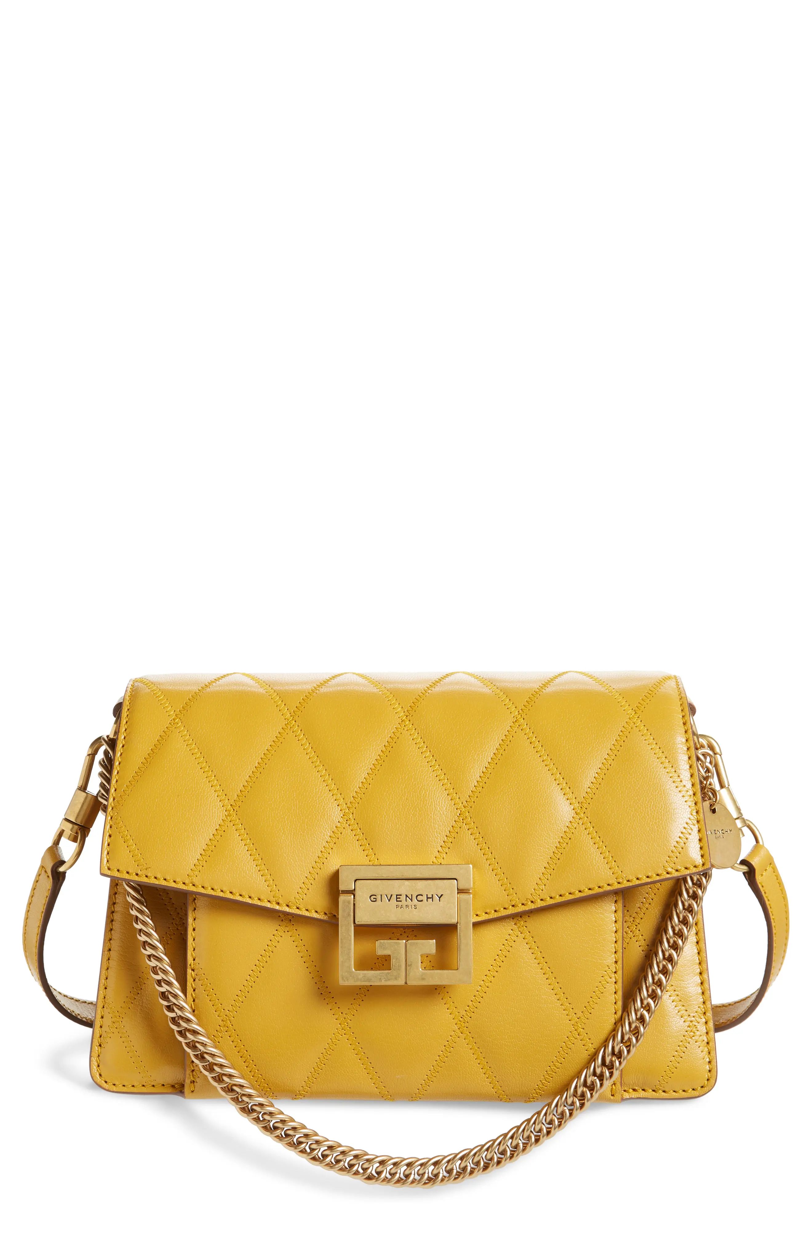 Givenchy Small GV3 Diamond Quilted Leather Crossbody Bag | Nordstrom