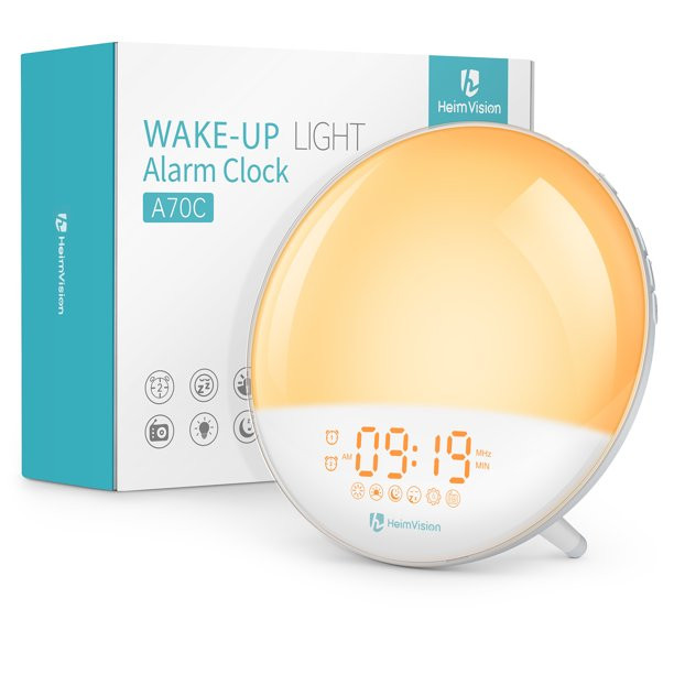 HeimVision A70C Sunrise Alarm Clock, Smart Wake up Light Sleep Aid Digital Alarm Clock with Sunse... | Walmart (US)