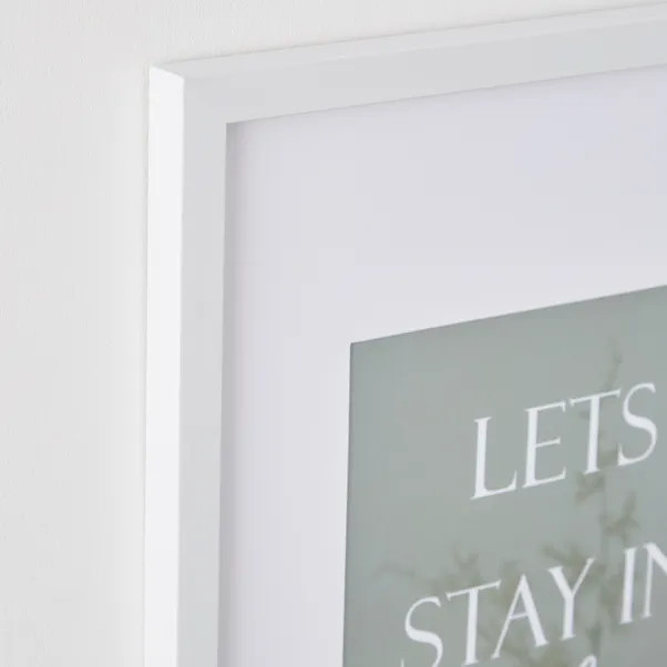 White Oversized Mount Rectangle Photo Frame | Dunelm (migrated)
