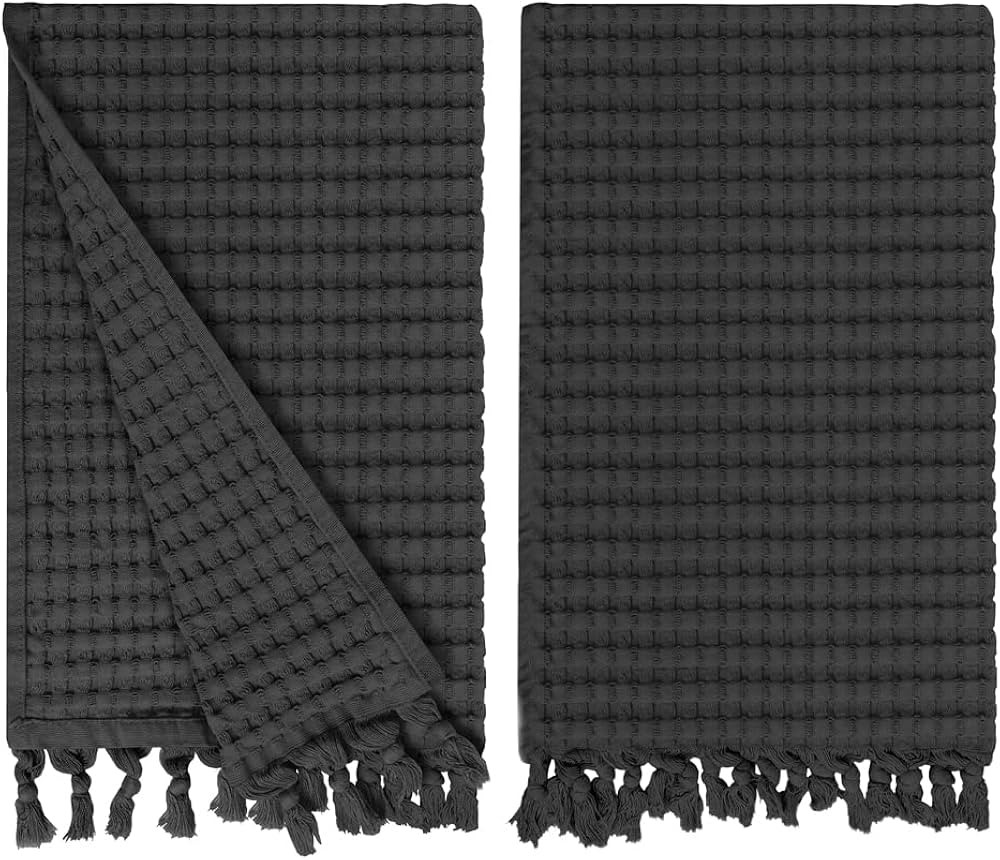 GILDEN TREE Decorative Waffle Hand Towels for Bathroom, 20x35 Large, Quick Drying Fingertip Towel... | Amazon (US)