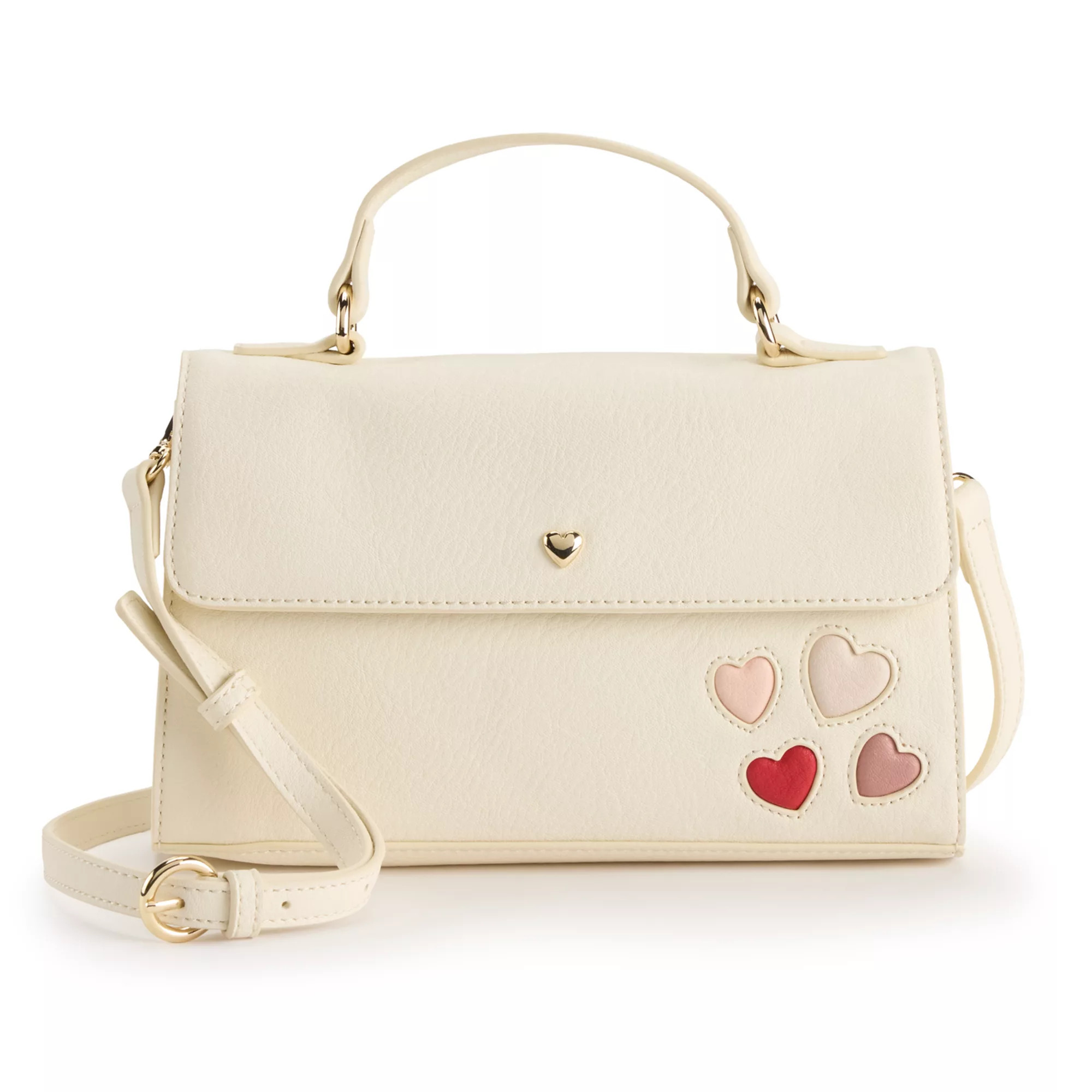 LC Lauren Conrad Cassandra Hearts Top Handle Crossbody Bag | Kohl's