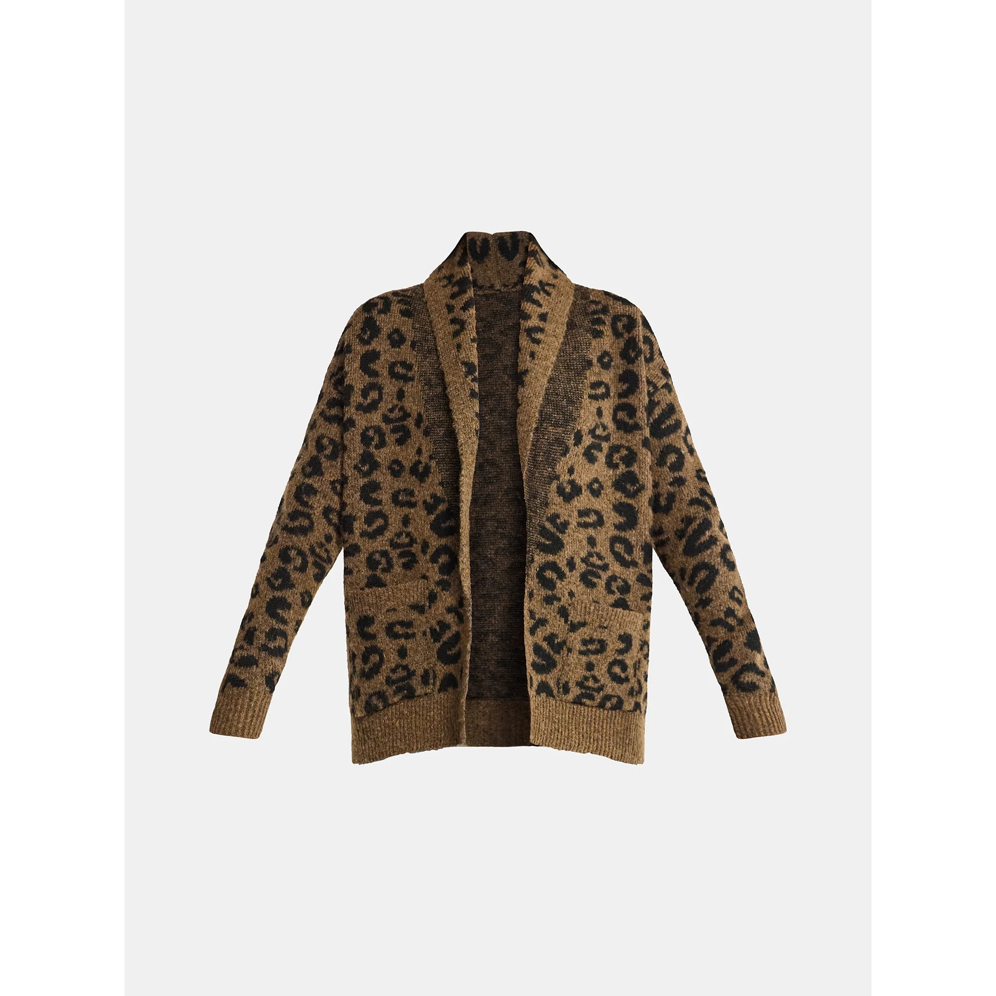 Time and Tru Women's Fuzzy Cardigan Sweater, Lightweight, Sizes XS-XXXL | Walmart (US)